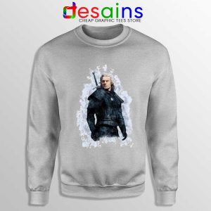 Witcher Geralt of Rivia Sport Grey Sweatshirt The Witcher Netflix Sweaters