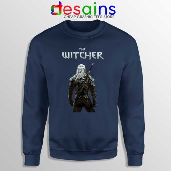 Witcher Monster Hunter Navy Sweatshirt Merch The Witcher Sweaters