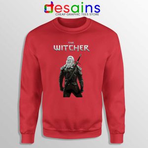 Witcher Monster Hunter Red Sweatshirt Merch The Witcher Sweaters