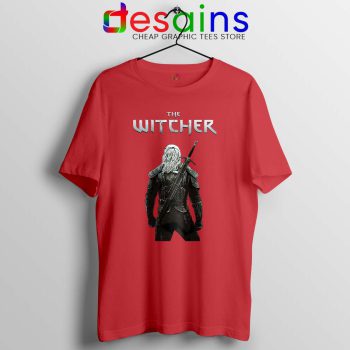 Witcher Monster Hunter Red Tshirt Merch The Witcher Tees