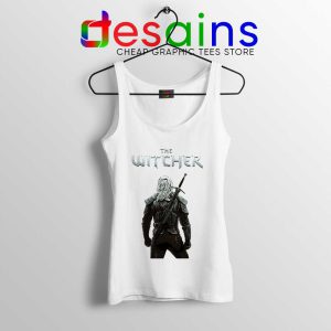 Witcher Monster Hunter White Tank Top Merch The Witcher Tops