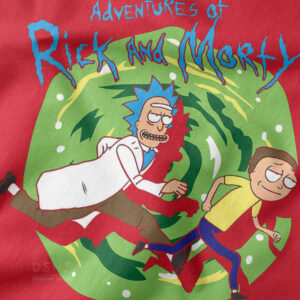 Adventures of Rick and Morty Running Scene Tank Top