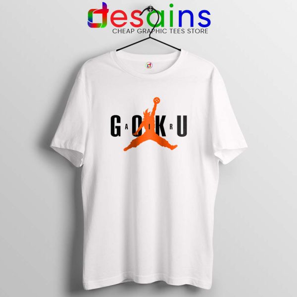 Air Saiyan Dragon Ball White Tshirt Son Goku Air Max Tees