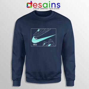 AirMax 90 Just Do It Navy Sweatshirt Nike Parody Sweaters S-3XL