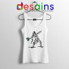 Baby Yoda Banksy Tank Top The Mandalorian Disney Tops S-3XL