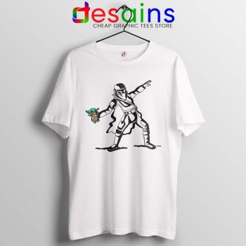 Baby Yoda Banksy Tshirt The Mandalorian Disney Tee Shirts S-3XL