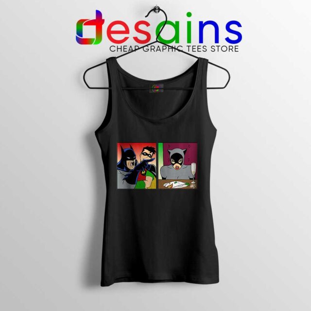 Funny Batman Yelling at Catwoman Tank Top