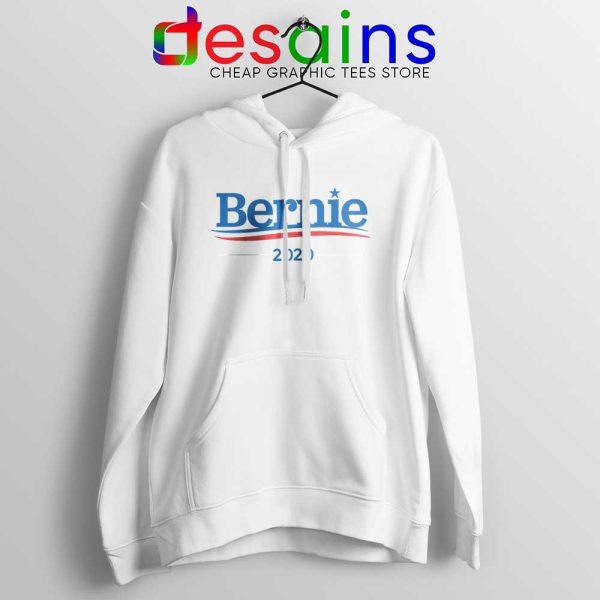 Bernie Sanders 2020 Campaign White Hoodie Democratic Presidential Jacket