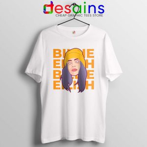 Best Billie Eilish Merch White Tshirt American Singer Tees