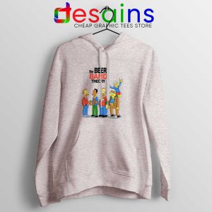 Big Bang Theory Simpsons Sport Grey Hoodie The Beer Band Theory Jacket