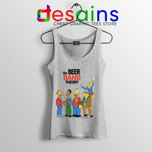 Big Bang Theory Simpsons Sport Grey Tank Top The Beer Band Theory Tops