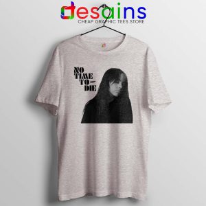 Billie Eilish No Time To Die Sport Grey Tshirt James Bond Film Tees