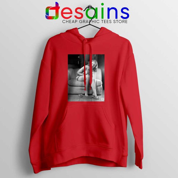 Blonde Bombshell Marilyn Monroe Red Hoodie Playboy Girls Jacket