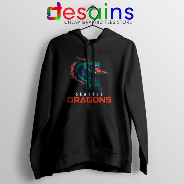 Cheap Dragons Seattle Hoodie American Football Team Jacket S-2XL