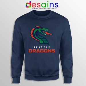 Cheap Dragons Seattle Navy Sweatshirt American Football Team