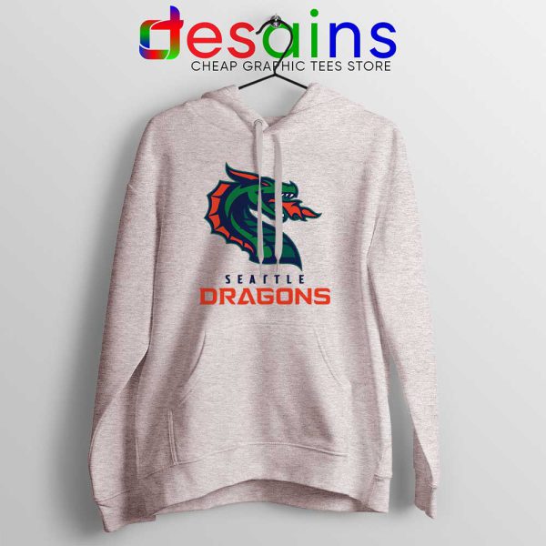 Cheap Dragons Seattle Sport Grey Hoodie American Football Team Jacket