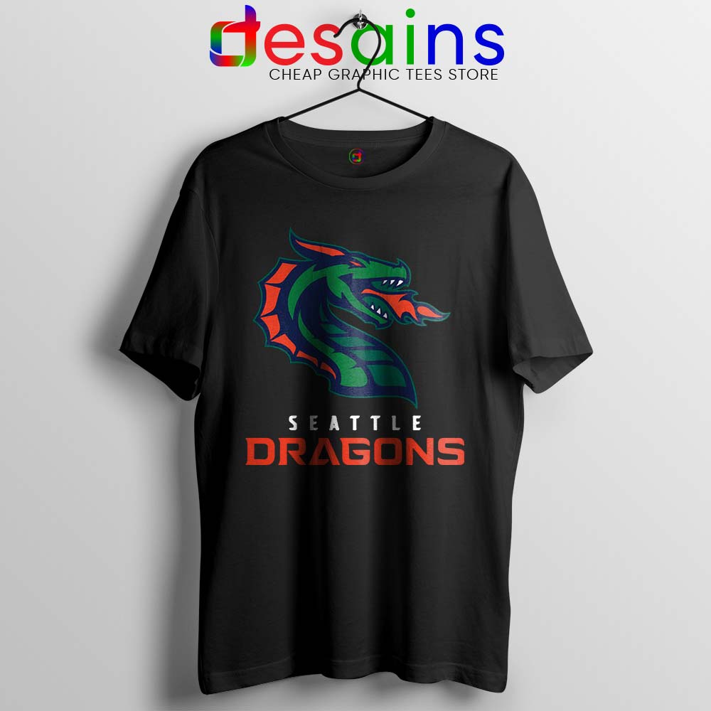 Cheap Dragons Seattle Tshirt American Football Team Tee Shirts S 3xl