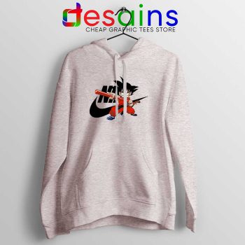 Cheap Nike Goku Costume Sport Grey Hoodie Son Goku Dragon Ball Jacket