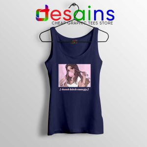 Dumb Bitch Energy Navy Tank Top the Best of ANYI Tops