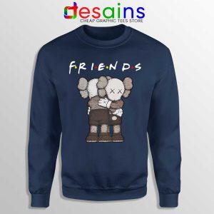 Friends Two KAWS Funny Navy Sweatshirt American Artist Sweaters