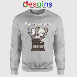 Friends Two KAWS Funny Sport Grey Sweatshirt American Artist Sweaters