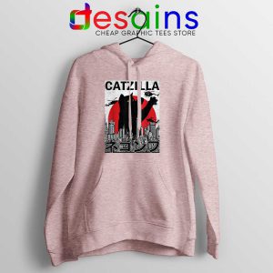 Funny Catzilla Godzilla Sport Grey Hoodie King of the Monsters Cats Jacket