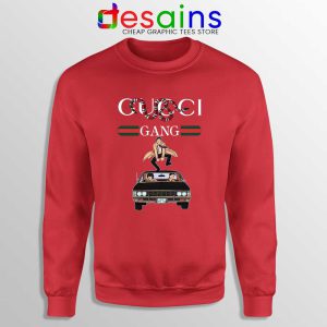 Gucci Gang Funny Supernatural Red Sweatshirt Gucci TV Series Sweaters