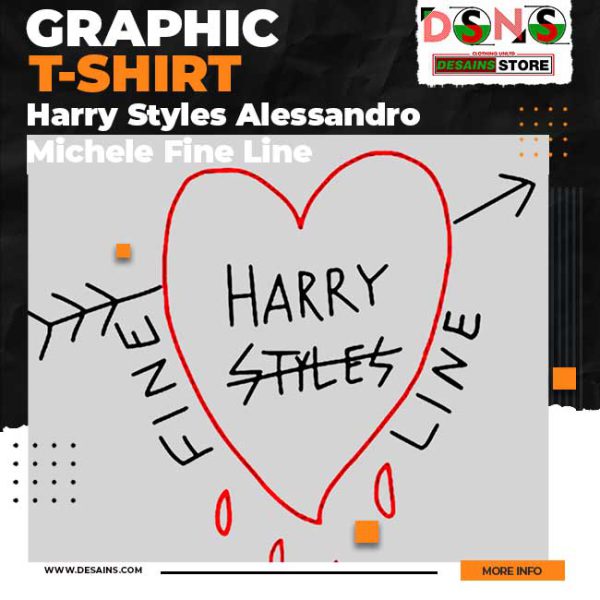 Harry Styles Alessandro Michele Fine Line Graphic T-shirt - Limited