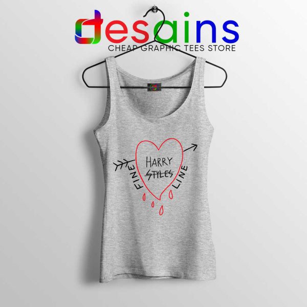 Harry Styles Alessandro Michele Fine Line Sport Grey Tank Tops