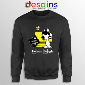 Heisenberg Snoopy Beagle Black Sweatshirt Breaking Bad Snoopy Sweaters