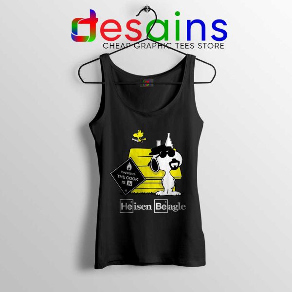 Heisenberg Snoopy Beagle Black Tank Top Breaking Bad Snoopy Tops