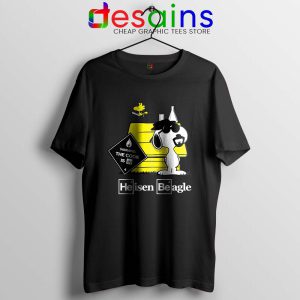 Heisenberg Snoopy Beagle Black Tshirt Breaking Bad Snoopy Tees