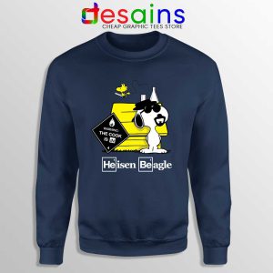 Heisenberg Snoopy Beagle Navy Sweatshirt Breaking Bad Snoopy Sweaters