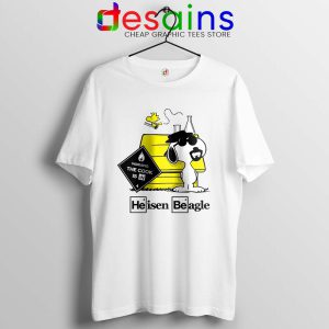 Heisenberg Snoopy Beagle White Tshirt Breaking Bad Snoopy Tees