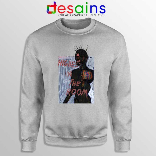 Highest in the Room Sport Grey Sweatshirt Travis Scott Poster Sweaters