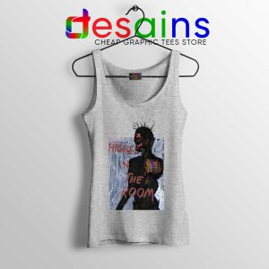 Highest in the Room Sport Grey Tank Top Travis Scott Poster Tops