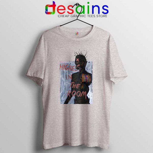 Highest in the Room Sport Grey Tshirt Travis Scott Poster Tee Shirts