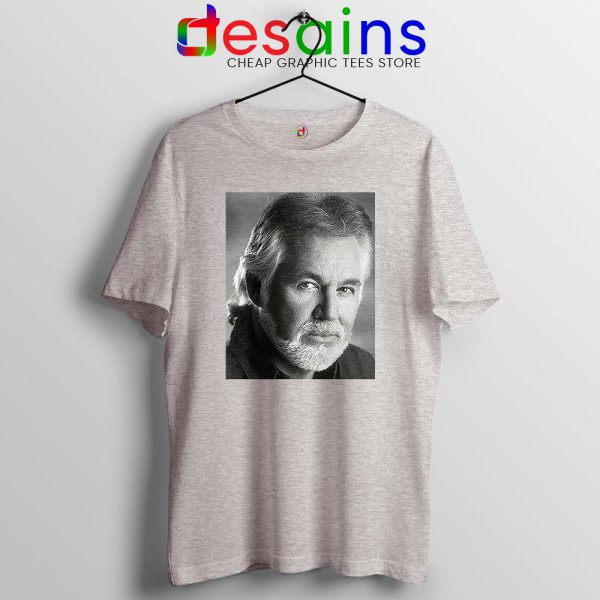 Kenny Rogers The Greatest Sport Grey Tshirt Legendary Music Tees