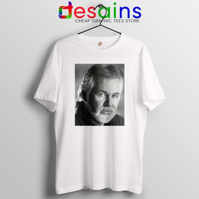 Kenny Rogers The Greatest White Tshirt Legendary Music Tees