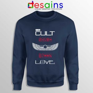 Love Album by The Cult Navy Sweatshirt British Rock Band Sweaters