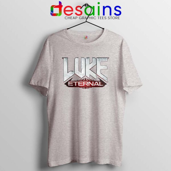 Luke Eternal Sport Grey Tshirt For God so loved the World Tees