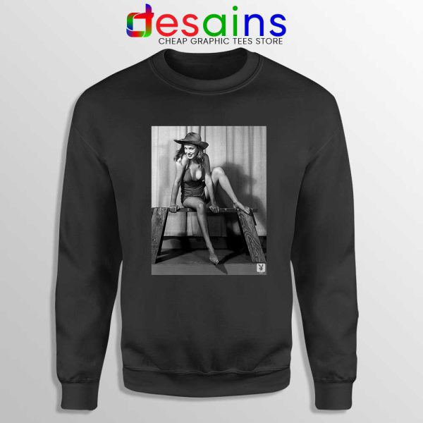 Marilyn Monroe Sex Symbols Black Sweatshirt Playboy Girls Sweaters