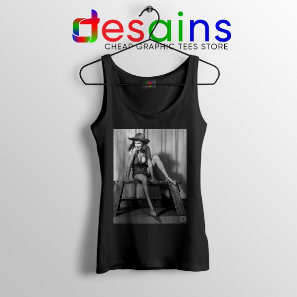 Marilyn Monroe Sex Symbols Black Tank Top Playboy Girls Tops