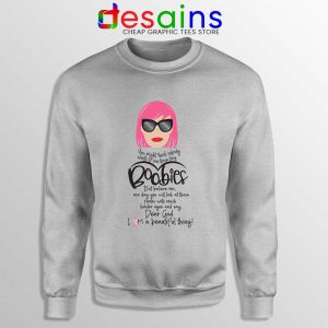 Moira Rose Breast Cancer SPort Grey Sweatshirt Schitt's Creek Sitcom