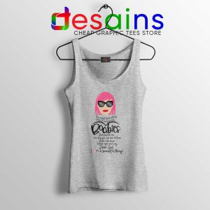 Moira Rose Breast Cancer Sport Grey Tank Top Schitt's Creek Sitcom Tops