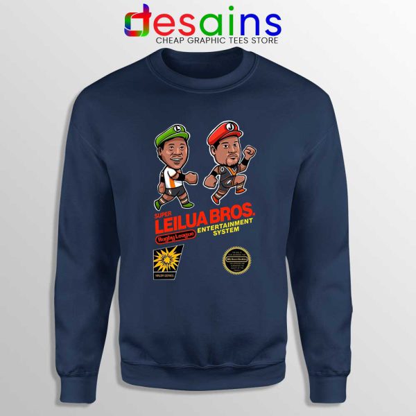 NRL Super Leilua Bros Navy Sweatshirt Joseph Leilua Sweaters
