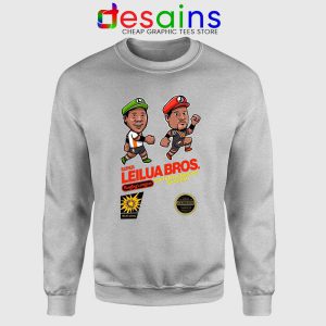 NRL Super Leilua Bros Sport Grey Sweatshirt Joseph Leilua Sweaters