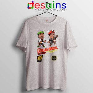 NRL Super Leilua Bros Sport Grey Tshirt Joseph Leilua Tees