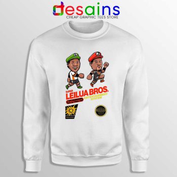 NRL Super Leilua Bros White Sweatshirt Joseph Leilua Sweaters