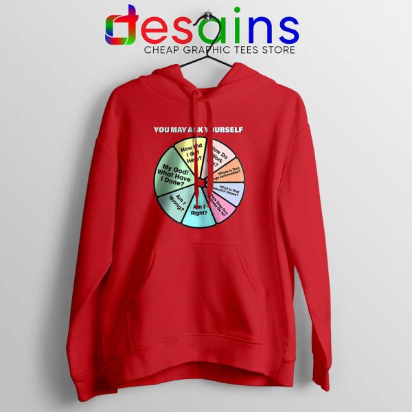 Once in a Lifetime Lyrics Red Hoodie Talking Heads Band